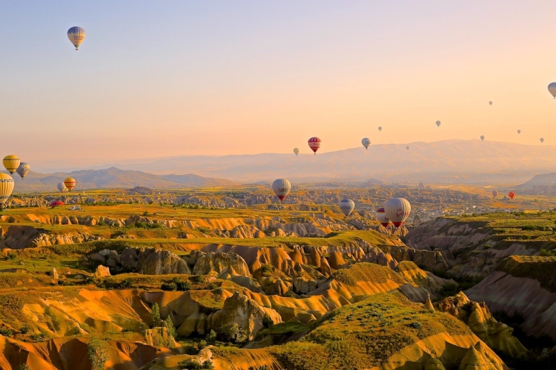 Tour de globos aerostáticos en Capadocia